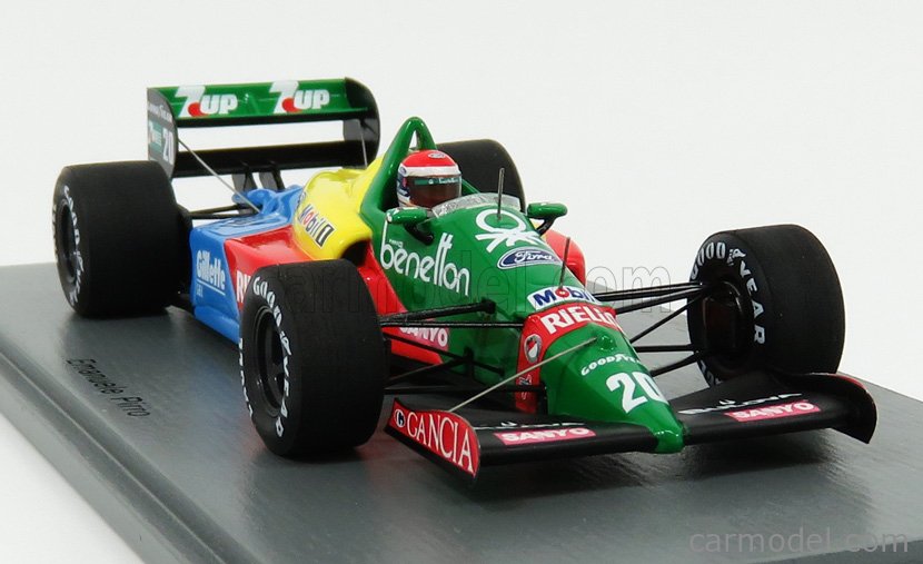 SPARK-MODEL S5206 Scale 1/43 | BENETTON F1 B188 N 20 FRENCH GP 1989 E ...
