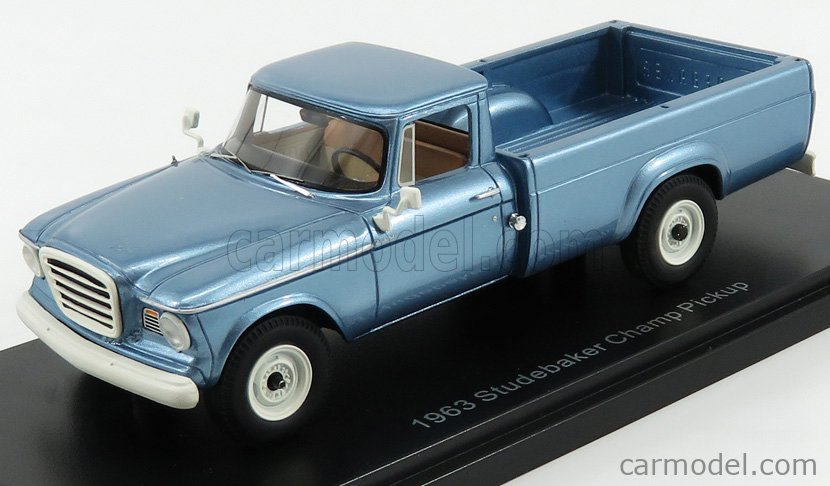 NEO SCALE MODELS NEO47275 Scale 1/43  STUDEBAKER CHAMP PICK-UP 1963 LIGHT BLUE