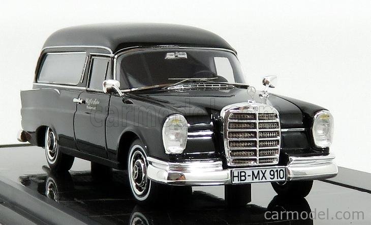 Matrix MAX41302-091 Mercedes 220 SE W111 Pollmann corbillard noir 1966  1/43 