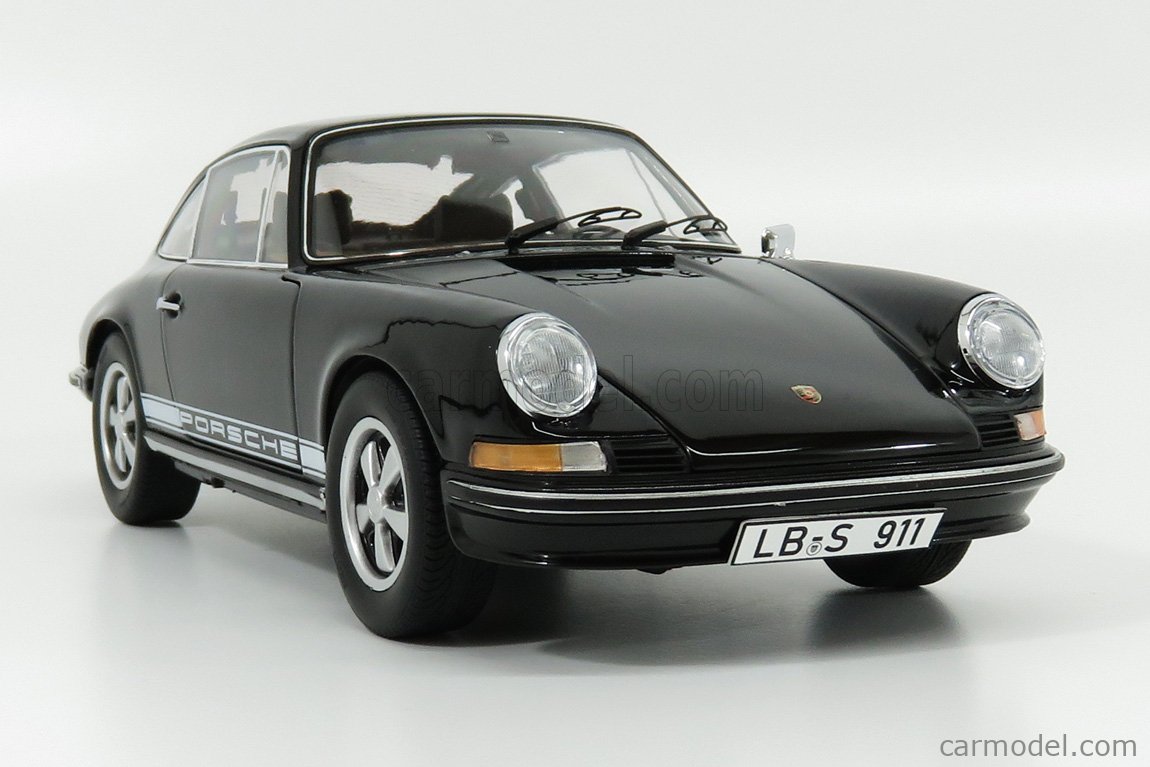 Miniature Schuco Porsche 911 S Coupé 1973 Noir - 1/18 édition Limitée 1/911