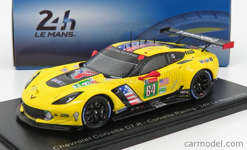 SPARK-MODEL S7929 Scale 1/43 | CHEVROLET CORVETTE C7.R 5.5L V8 TEAM ...