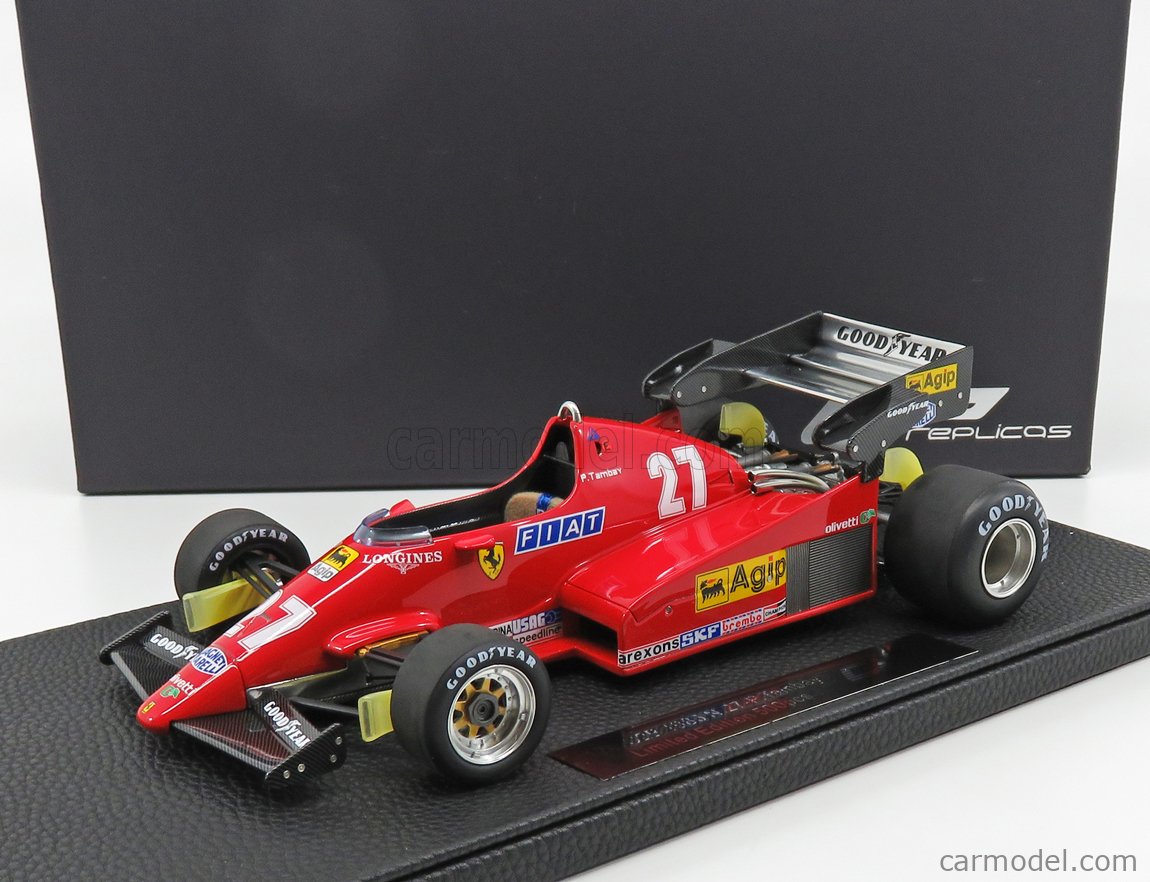 Gp Replicas Gp033a Scale 1 18 Ferrari F1 126c2b N 27 Season 19 Patrick Tambay Red