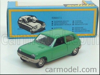 RENAULT 5 TL SOLIDO 1:43 sans boite modèle modifié de reference NÂ