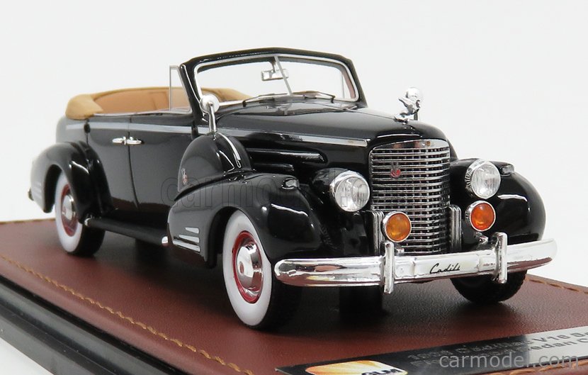 1/43 GLM Cadillac V16 Series 90 Fleetwood Sedan Covertible Black 1938 GLM124501
