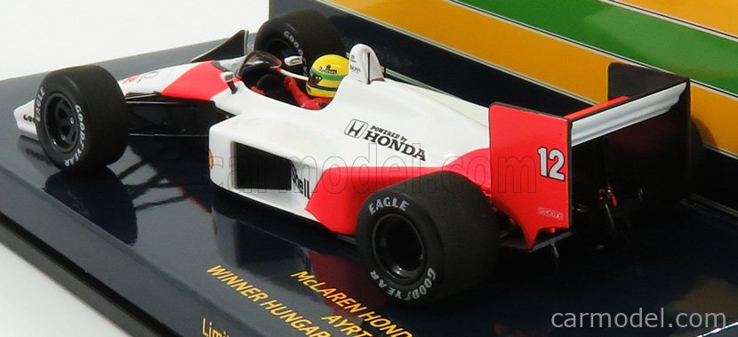 McLAREN - F1 HONDA MP4/4 N 12 WINNER HUNGARIAN GP AYRTON SENNA 1988 WORLD  CHAMPION