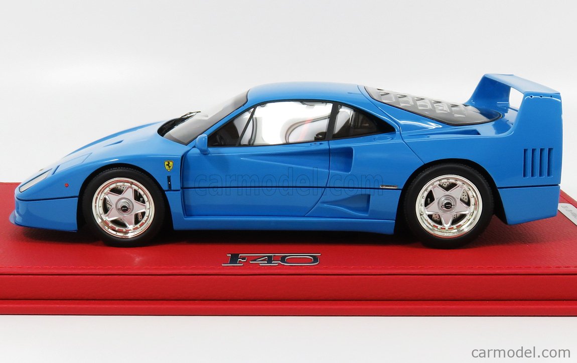 BBR-MODELS P18151D Scale 1/18 | FERRARI F40 1987 BLU CHIARO