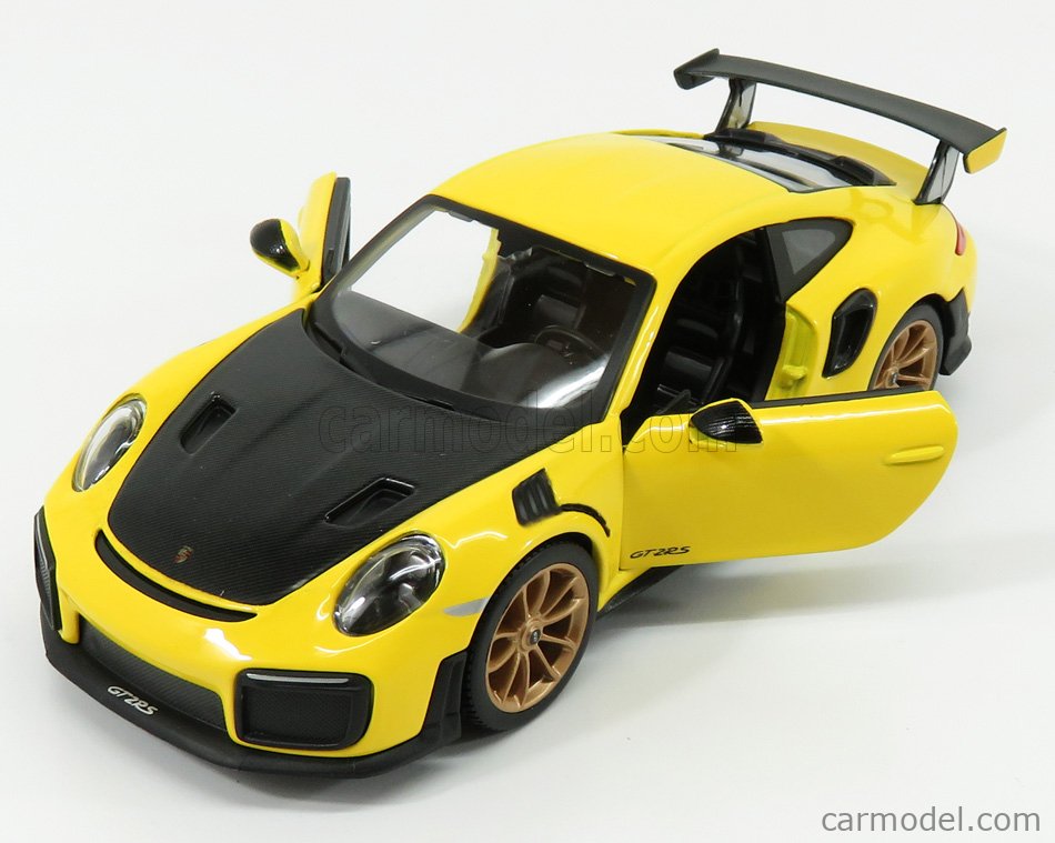 1:24 Maisto Porsche 911 991 II GT2 RS 2018 yellow/black 