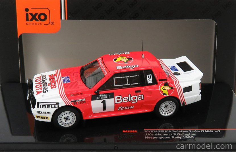 Miniature Toyota Celica Twin Cam Turbo Rally 1985 1/18 - Échelle 1:18 Otto - Neuf