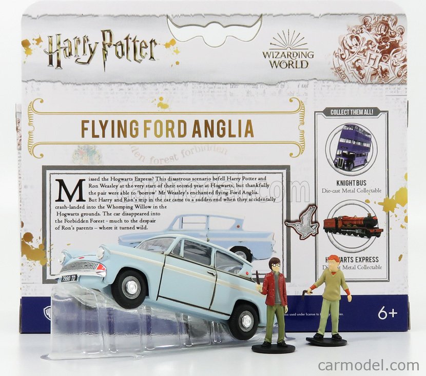 Corgi Harry Potter - Ford Anglia De M. Weasley + 2 Figurines, Occasion