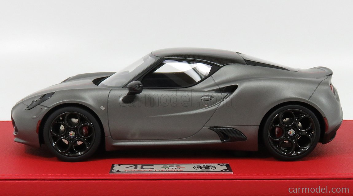 BBR MODELS BBRC1843 Scale 1 18 ALFA ROMEO 4C 2013 MATT GREY