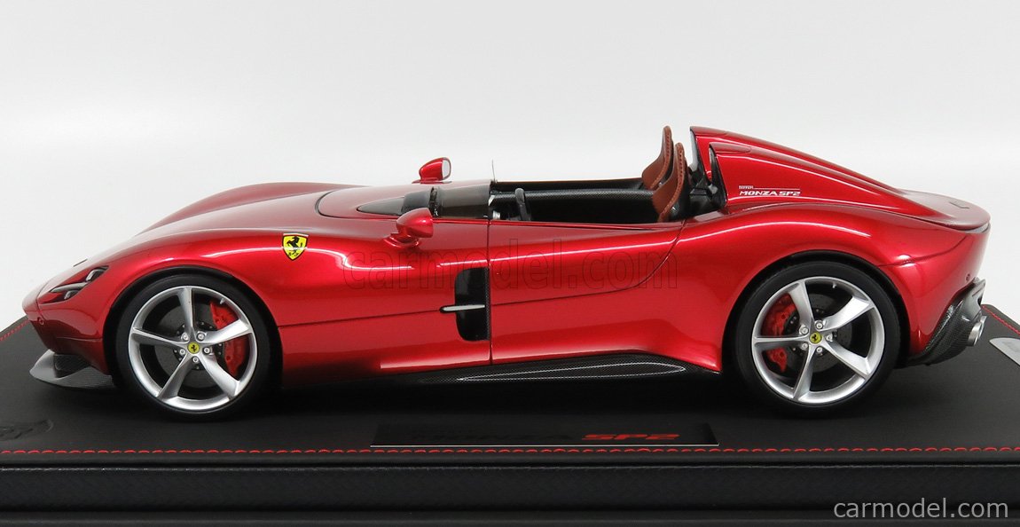 BBR-MODELS P18165B Scale 1/18 | FERRARI MONZA SP2 2018 ROSSO PORTOFINO ...