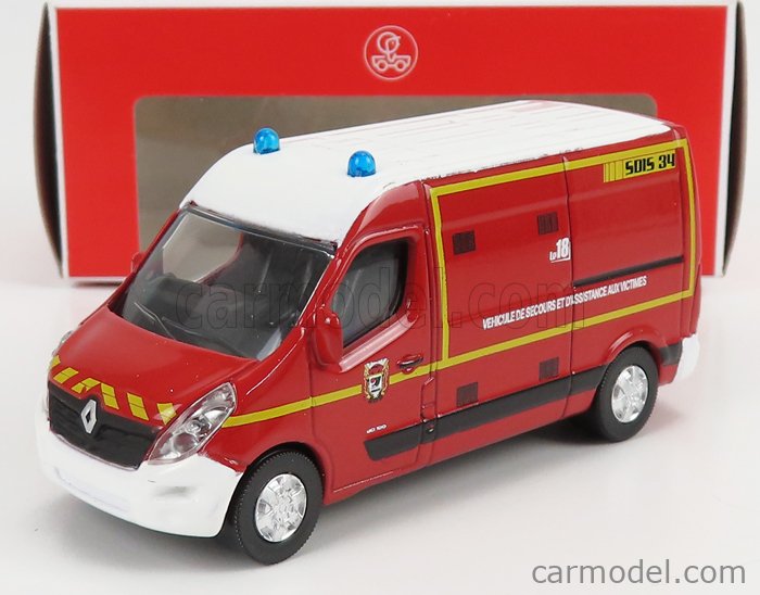 Siku 1/55 Mercedes-Benz Camion De Pompiers - Rouge Et Blanc - Réf 3720