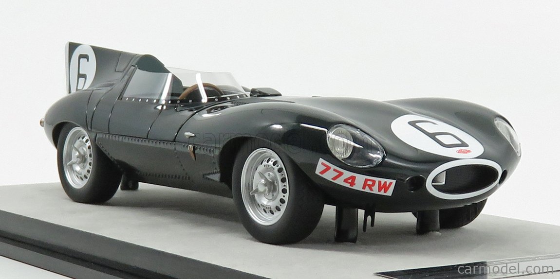 Hawthorn & Beub's 1955 #6 JAGUAR D TYPE  Le Mans 24 WINNER TM18-157A 1:18 