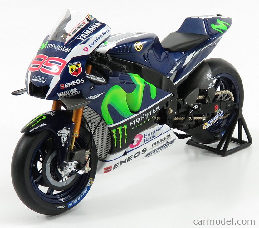 Spark Model M104 Scale 1 12 Yamaha Yzr M1 Team Movistar N 99 Winner Le Mans Motogp 16 Jorge Lorenzo Blue