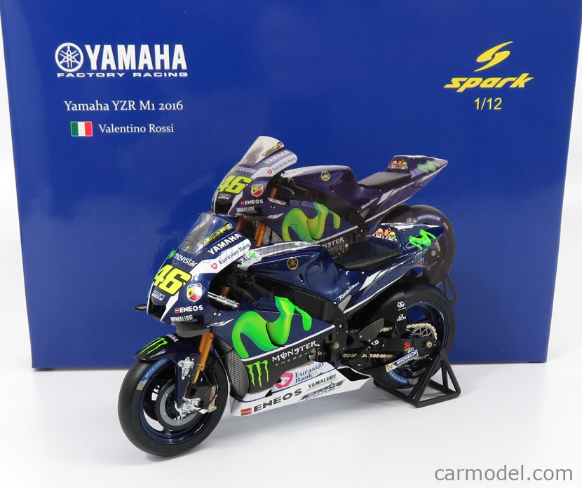 Yamaha Yzr-M1 #46 Winner Jerez Motogp 2016 Valentino Rossi SPARK 1:12 M12003