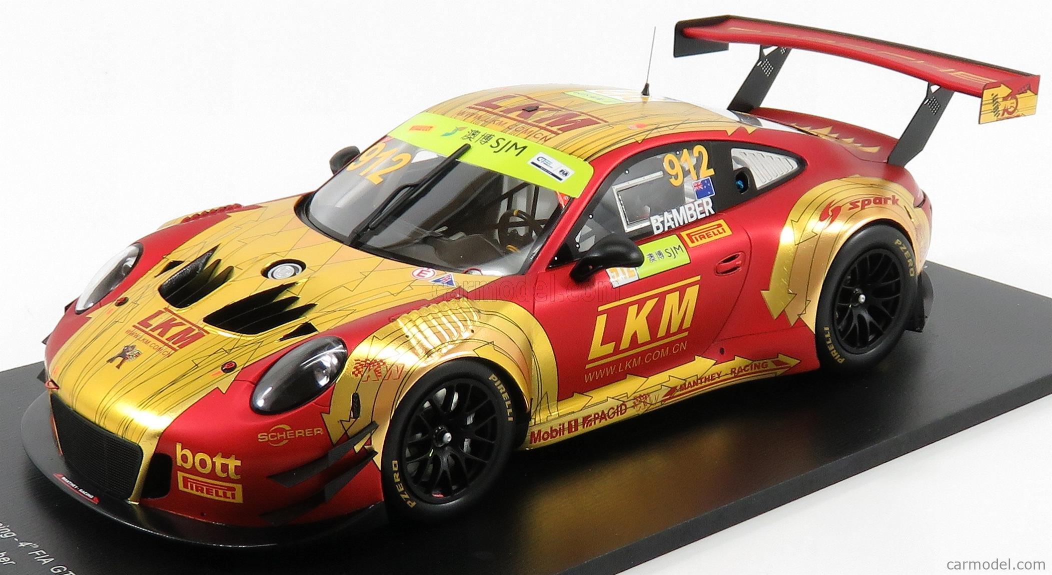 Porsche 911 (991) RSR #912 24h Daytona 2018 Bamber, Bruni, Vanthoor 1:43 Ixo