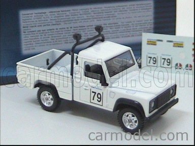 SOLIDO 1564 Scale 1/43 | LAND ROVER LAND PICK-UP RALLY N 79 WHITE