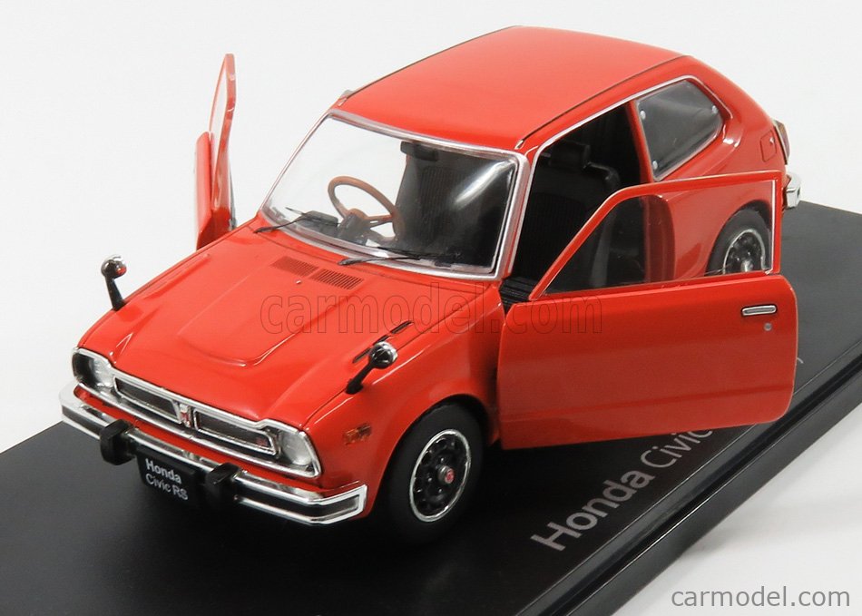 EDICOLA JAPCARSHA010 Scale 1/24 | HONDA CIVIC RS 1974 ORANGE