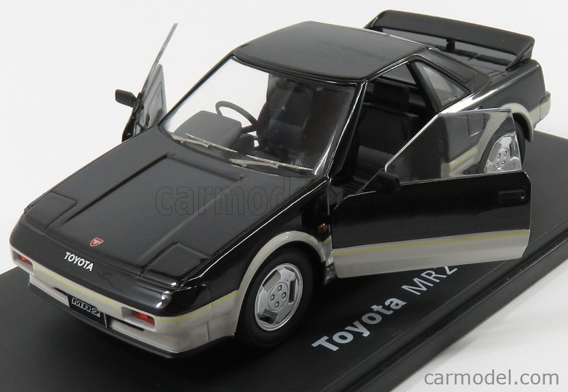 rare 1:43 scale mr2 1984 w10 black alloy car model Togo