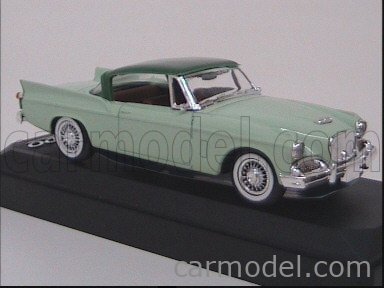 SOLIDO 4521 Echelle 1/43  STUDEBAKER COUPE 1957 PALE GREEN GREEN