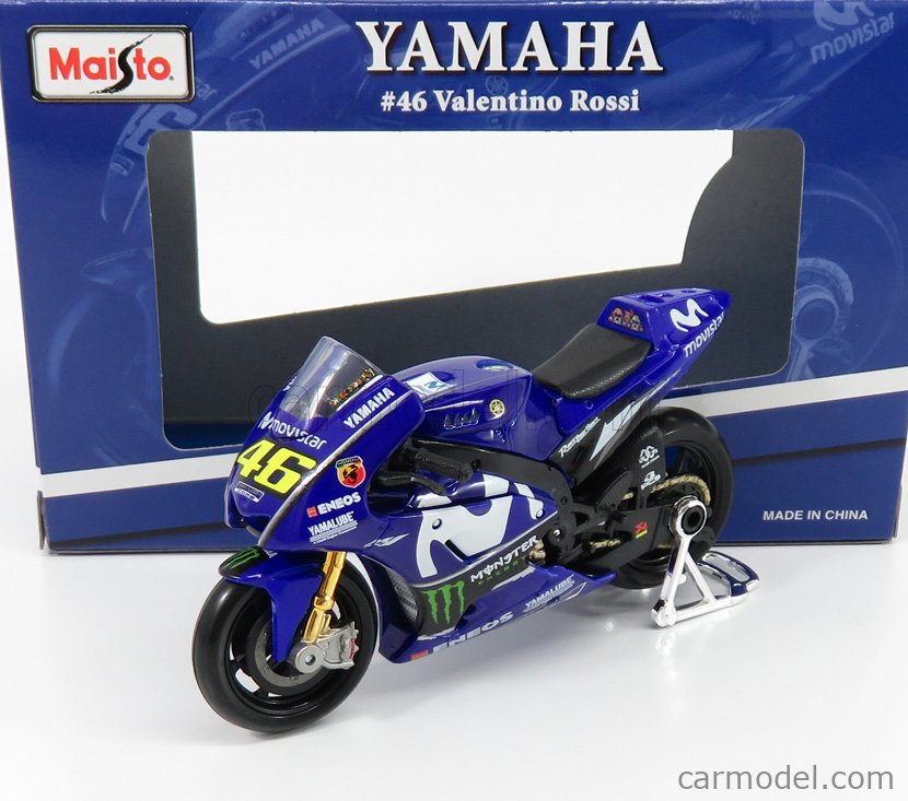 Yamaha Valentino Rossi 2018 Motogp #46 1:18 Model 31594R MAISTO 