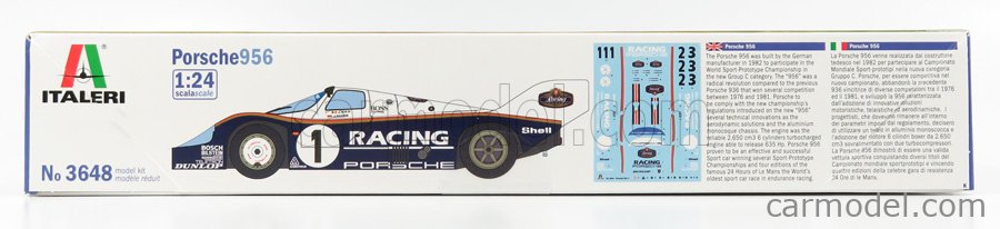 Model Kit Porsche 956 Escala 1:24 Italeri
