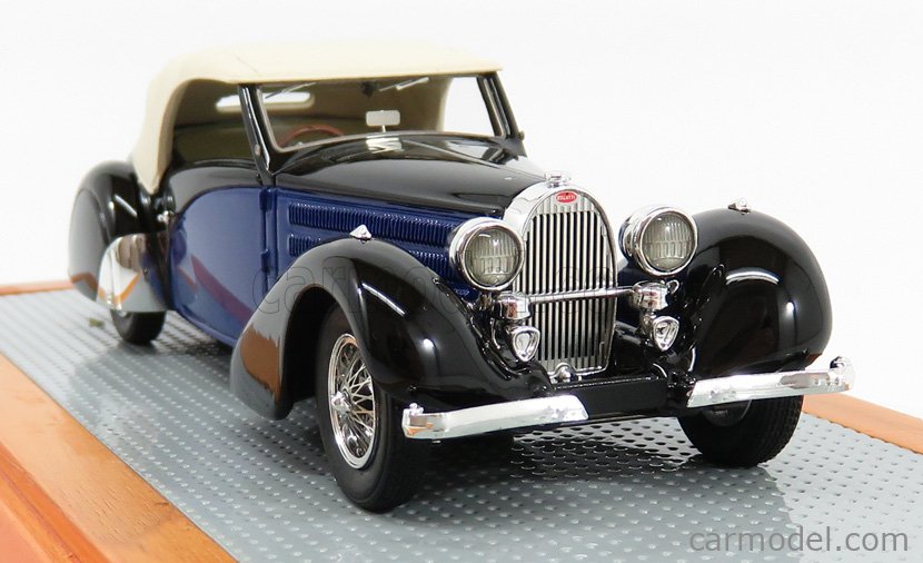 ILARIO – Bugatti Type 57 Cabriolet Stelvio Série 2 1935 – 1/43 Résine – Prévente
