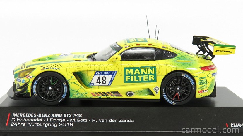 Mercedes-Benz AMG GT3 #48 24h Nürburgring 2018 Team Mann Filter 1:43 CMR 