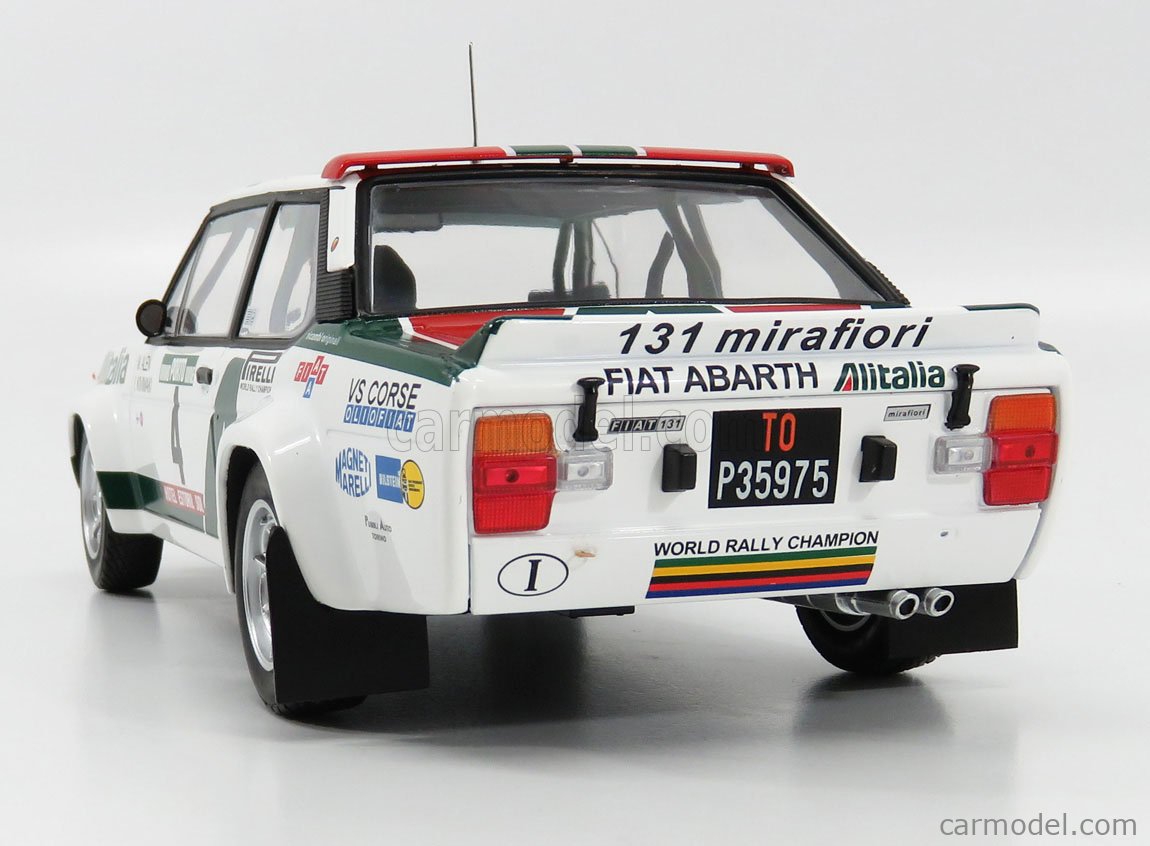 Fiat 131 Abarth Alitalia #4 Winner Rally Portugal 1978 Alen IXO 1:18 18RMC028A M 