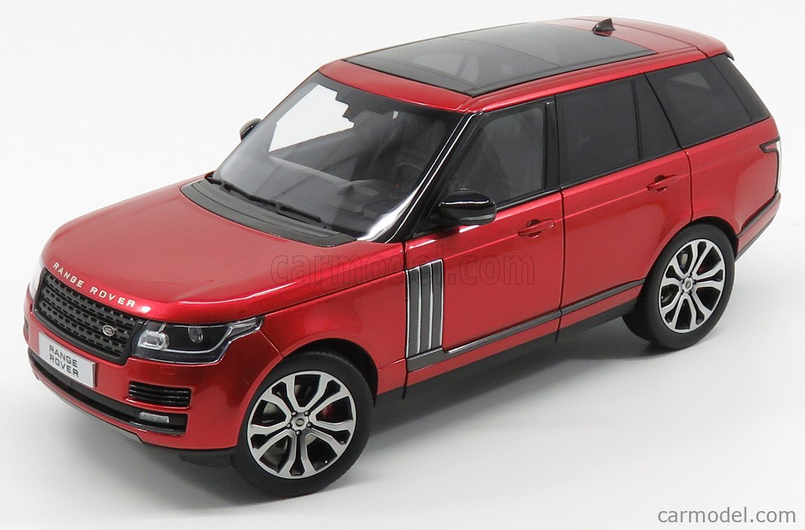 LCD-MODEL LCD18001RE Escala 1/18  LAND ROVER RANGE ROVER SV AUTOBIOGRAPHY DYNAMIC 2017 RED MET
