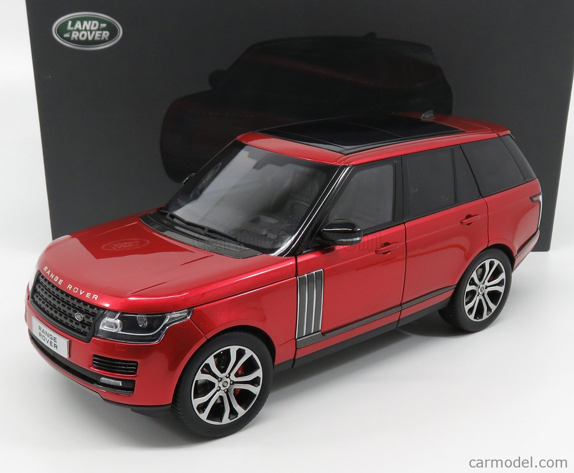 LCD-MODEL LCD18001RE Scala 1/18  LAND ROVER RANGE ROVER SV AUTOBIOGRAPHY DYNAMIC 2017 RED MET