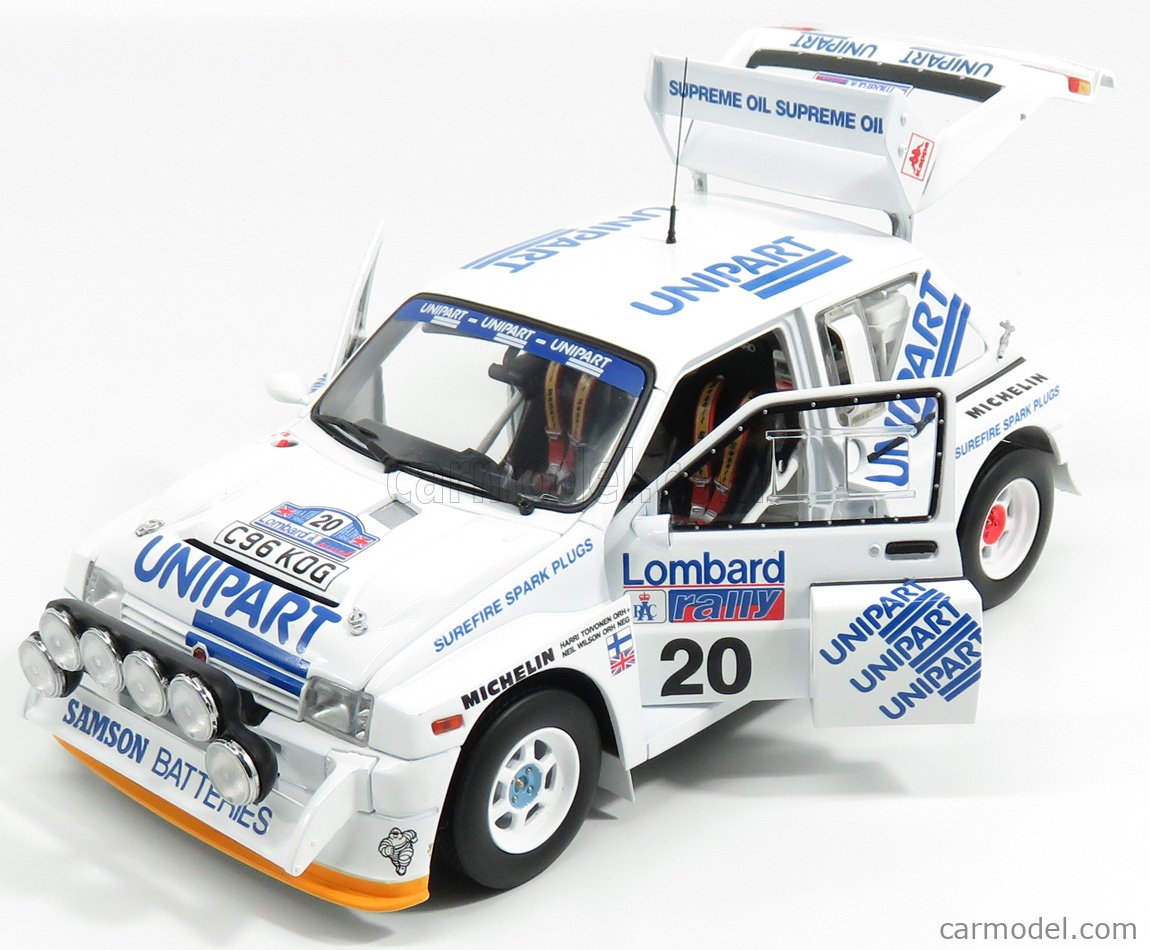 Miniature Sunstar 1/18 – Austin MG Metro 6R4 – Rallye Manx 1986 – Vainqueur