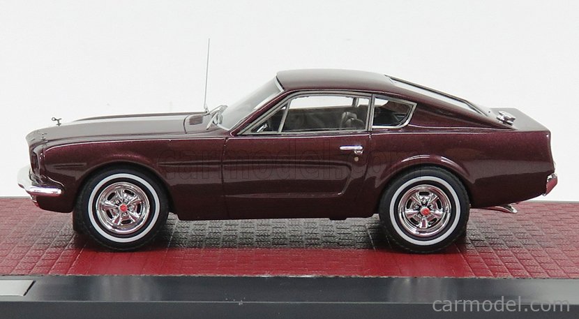 Ford Usa Mustang Fastback Shorty Coupe 1964 Red Met MATRIX 1:43 MX50603-011 Mode