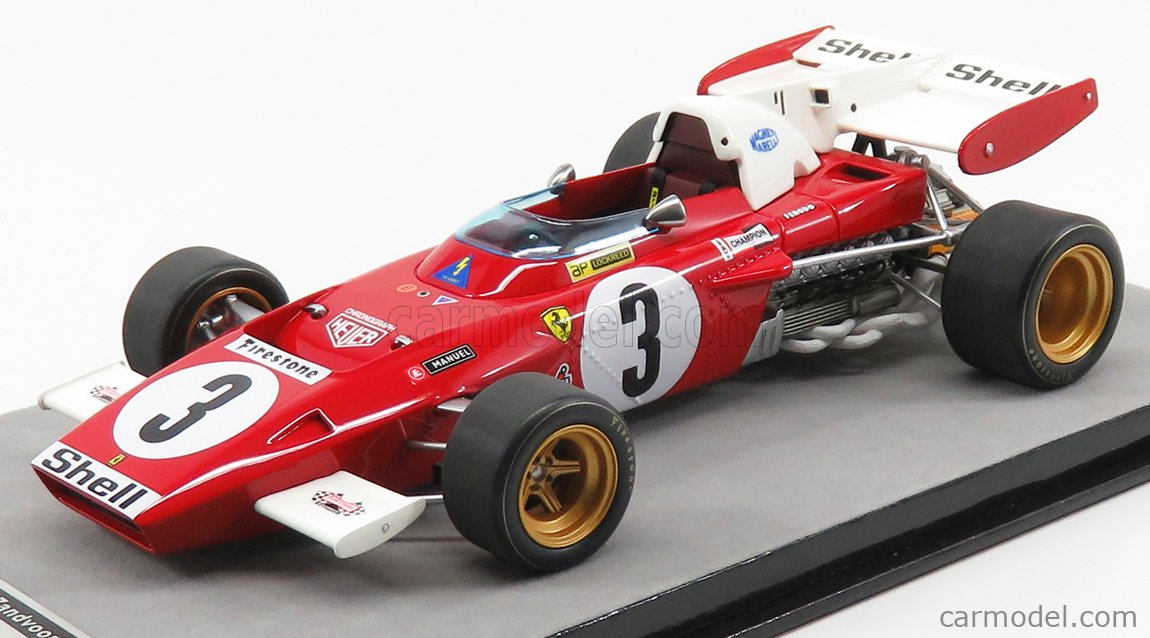 Tecnomodel 1:18 Ferrari 312b2 f1 3 ° GP Hollande ZANDVOORT 1971 Clay Regazzoni 