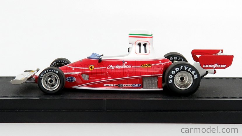 Quartzo 1/43 - F1 Ferrari 312T De Clay Regazzoni, GP Italie 1975 #11 (miniature Diecast)