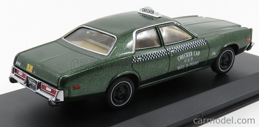 PLYMOUTH FURY CHECKER CAB TAXI 1976 BEVERLY HILLS COP GREEN  MET Greenlight 18 ミニカー 価格比較