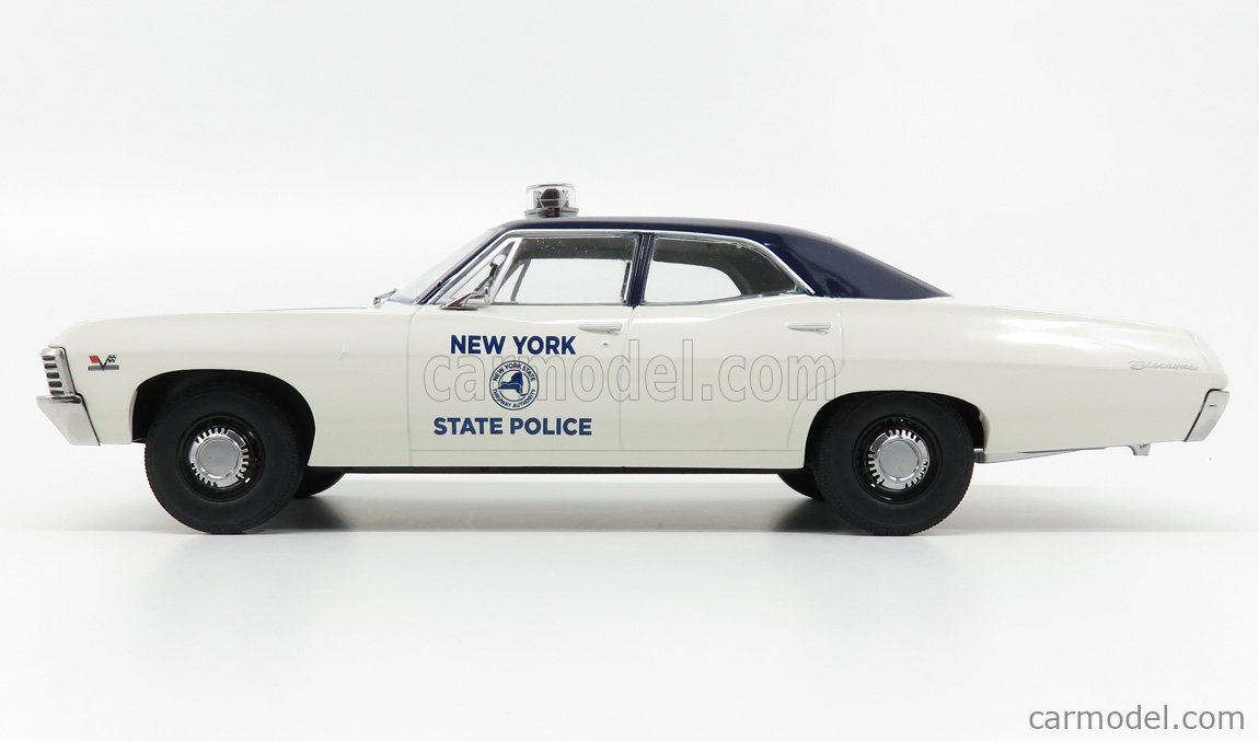 Chevrolet Biscayne New York State Police 1967 Modellauto 1:18 Greenlight 
