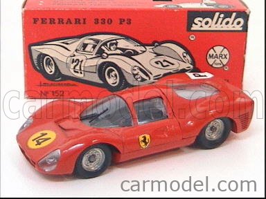 SOLIDO MARX FR 152 Scale 1/43 | FERRARI 330 P3 N 14 1966 RED