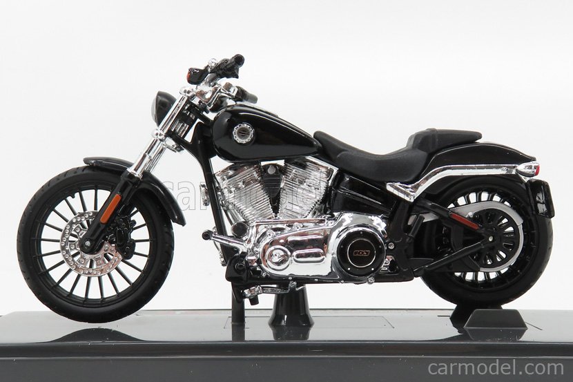 Moto modelo 1:18 Harley Davidson 2016 Breakout negro de maisto 