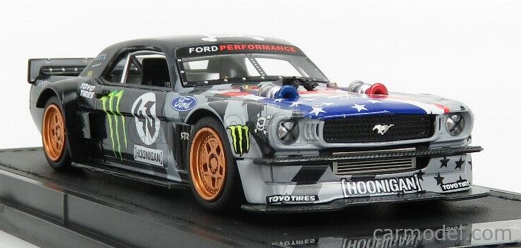 TOPMARQUES TM43-003B Scale 1/43 | FORD USA MUSTANG 1965 HOONIGAN V2 N ...