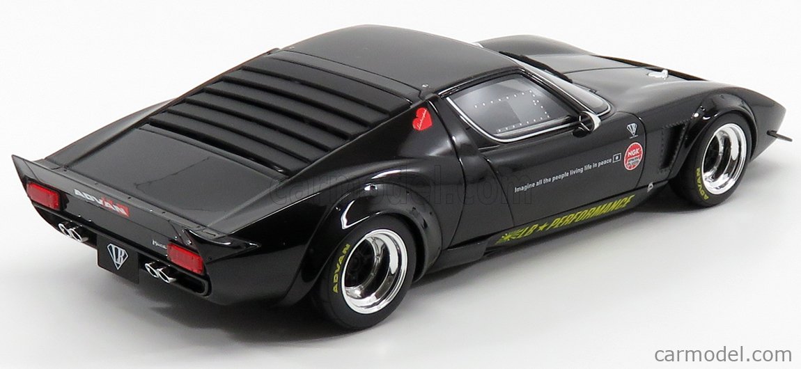 GT-SPIRIT GT253 Scale 1/18 | LAMBORGHINI MIURA LB-WORKS 2008 BLACK