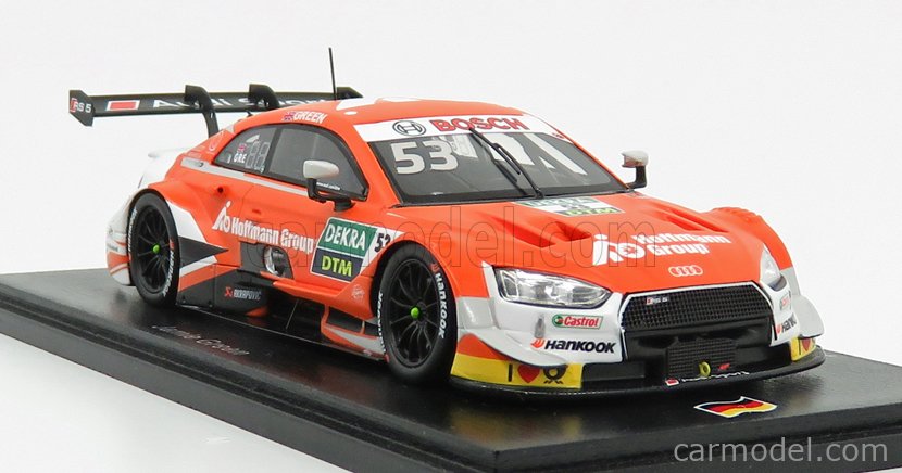 Audi Sport RS 5 DTM Jamie Green DTM 2019 Rosberg Hoffmann Group 1:43 Spark SG450