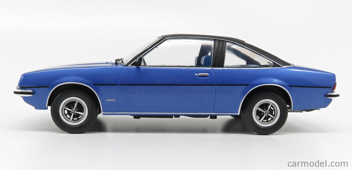1975  1:18 MCG 18107  *NEW*** metallic-blau/schwarz Opel Manta B Berlinetta 