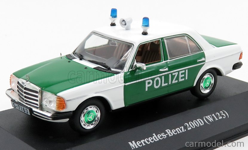 EDICOLA 7598026 Scale 1/43 | MERCEDES BENZ E-CLASS 200D (W123) POLIZEI ...