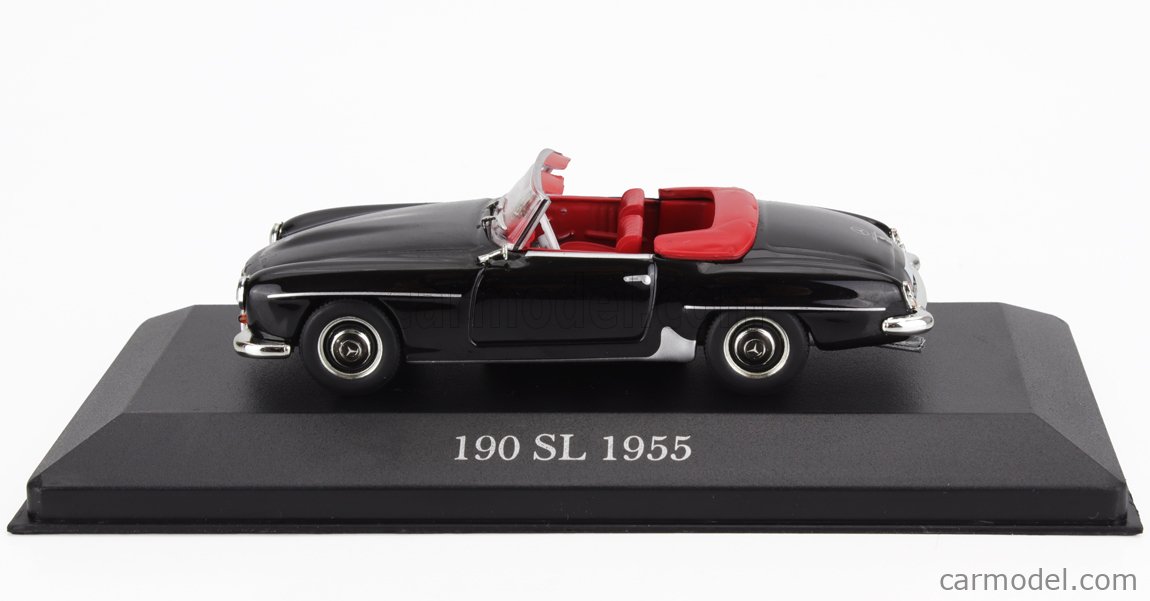 Amazon | Minichamps 1/43 Mercedes Benz 190 SL Schwarz 1955