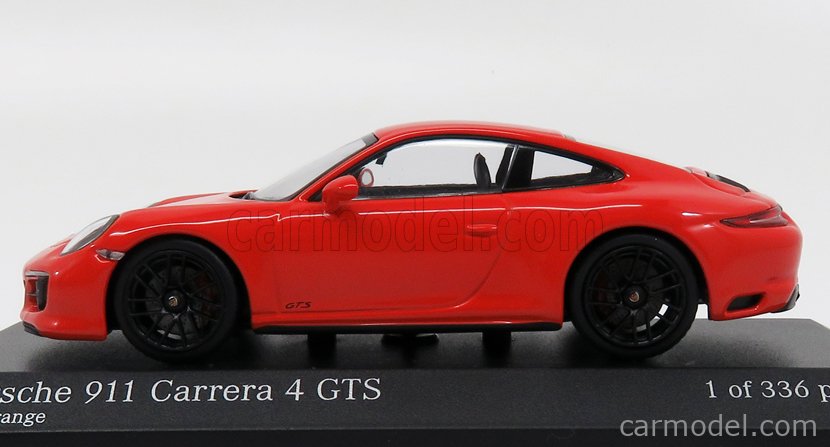 ミニチャンプス 1/43 ポルシェ 911 カレラ S 991 2012 レッド