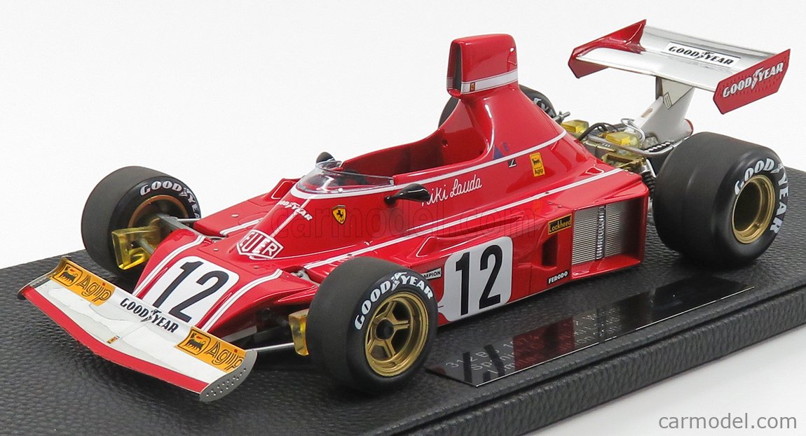 NEUF GP Replicas 1:18 gp25c 1974 f1 FERRARI 312 b3 Winner GP Espagne N. LAUDA