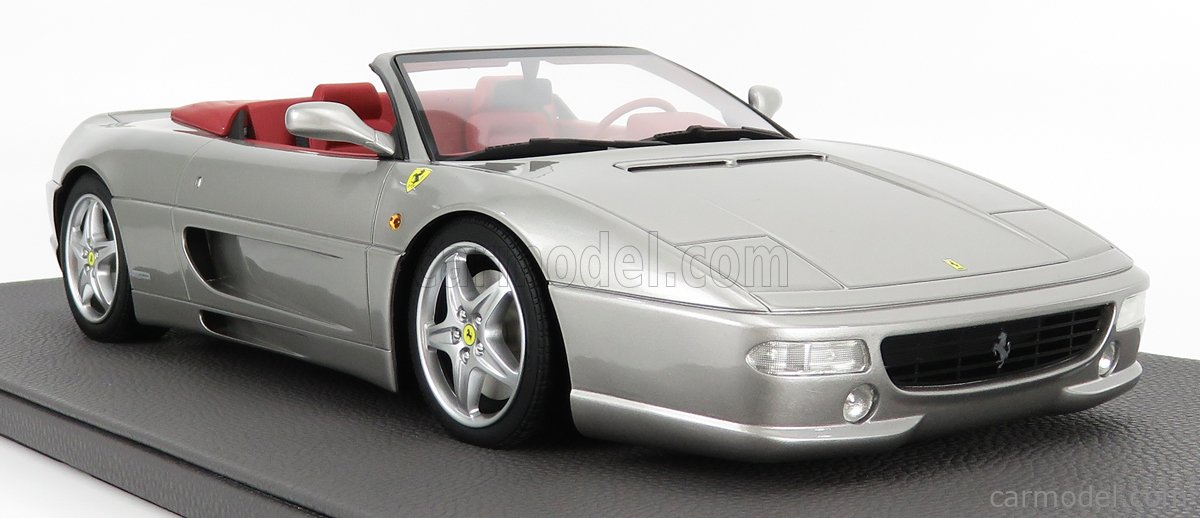 FERRARI F355 SPIDER 1994 cabriolet ouvert jaune intérieur crème o 1/18