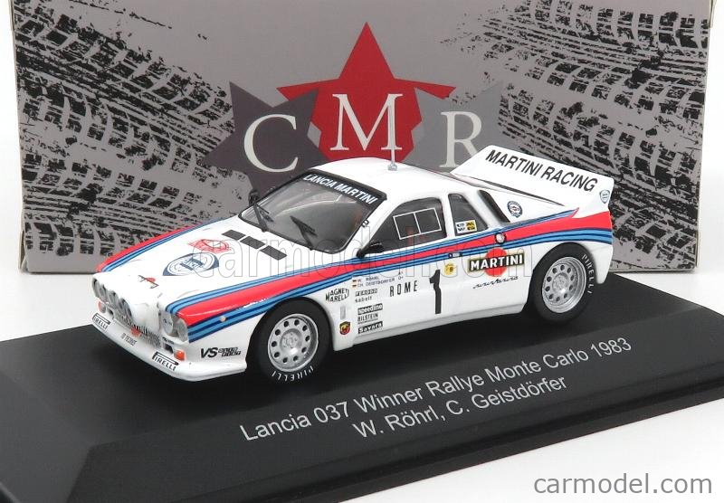 Rohrl by CMR Die cast 1/43 Modellino Auto Lancia 037 Rally Monte Carlo 1983 W 