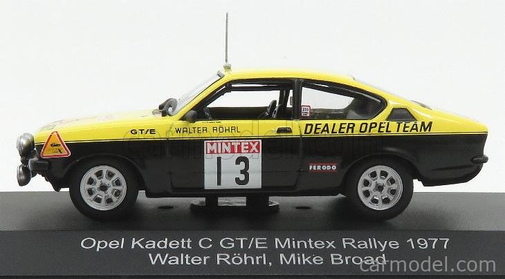 OPEL Kadett C Kadett GT/E Coupe DRM 1976 #43 Röhrl Irmscher Spark NEU 1:43 